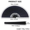 NOIMTTY Large Portable Folding Clacking Fans For Line Dancing -