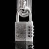 Zarker X50 4 Digit Stainless Steel Shackle Combination Lock, Anti