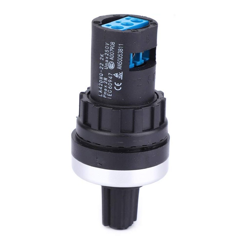 Single Circle 22 mm Potentiometer, 2K Potentiometer, 2W Adjustable Carbon