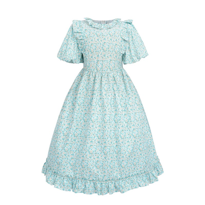 Nuoqi Prairie Dress - Disfraz colonial para niñas, disfraz de