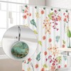 Shower Curtain Hooks Decorative,Marble Curtain Hooks Rust Proof, Set of