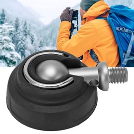 Tripod Feet Rubber,3/8in Tripod Foot Pad,Stainless Steel Rubber Foot Spike Non Slip 50mm Diameter Camera Tripod Foot Replaceme,Photography Accessories for Tripod Monopod