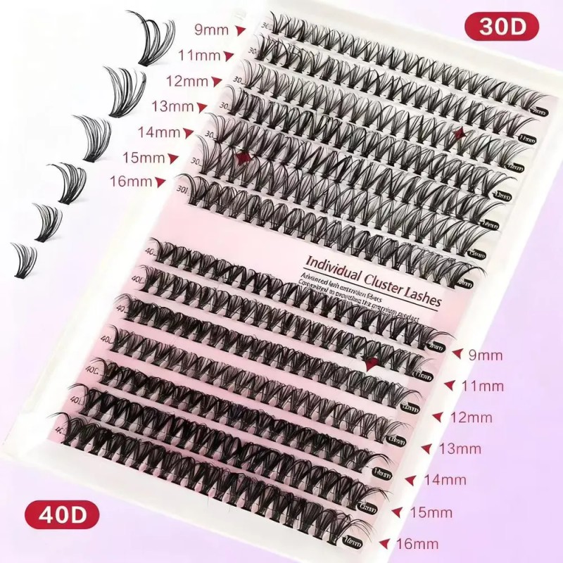 Kit De Extensión De Pestañas 280 Grupos De Pestaña 30d+40d