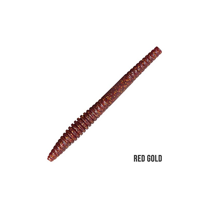 Seaspin Bikoa 5' Fishing Lure/Pack of 8 red Rouge/Or