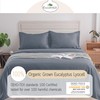 EUCAREST 100% Eucalyptus Tencel Bed Sheet Set | King Size