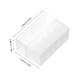 Mobestech Laboratory Cryogenic Storage Box Compartments Efficient Tube Organizer for Test Tube Management Hospitals and Research Institutions