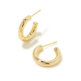 Kendra Scott Colette Huggie Earrings in 14k Gold-Plated Brass, Fashion Jewelry for Women