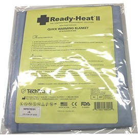 Ready-Heat II Self-Heating Thermal Blanket - 122 x 86 cm with 12 Heat Elements for Water Sports, Skiing and Winter Sports