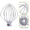 PROKITCHEN K45WW - Batidor de batidor compatible con mezclador de