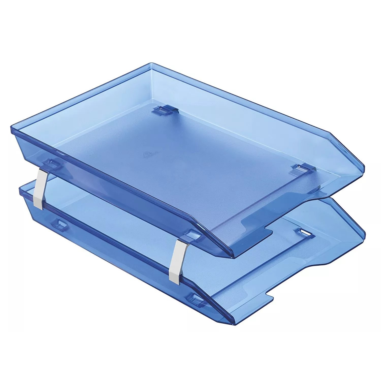 Acrimet Facility 2 Tiers Double LetterTray Front Loading Design (Clear ...
