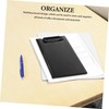 VILLFUL Clipboard File Organizer with PU Surface Storage Clipboard for