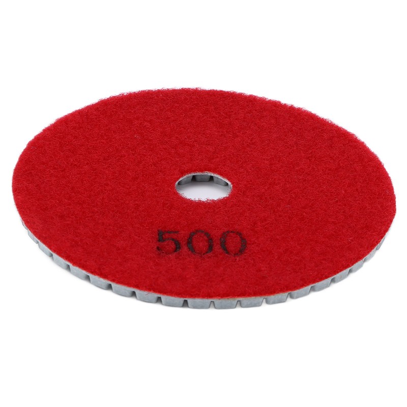 5Pcs 4in Diamond Wet Polishing Pads Soft Grinding Disc Kit