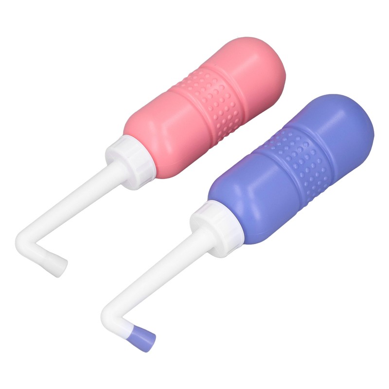 2Pcs Portable Handheld Bidet 450ML Strong Elastic Light Weight Large