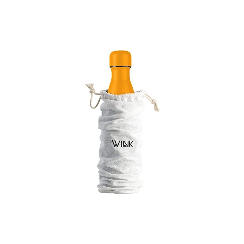 Wink Stainless Steel Thermal Flask with Cotton Bag, Thermos Flask,