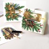 Focart Diamond Painting Greeting Card Kit, Special Shaped Diamonds Painting,