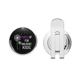 BKR Graphics Football Salute Military Service Chicago Golf Hat Clip with Magnetic Ball Marker