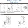 UHPPOTE ANSI Standard Heavy Duty Electric Strike Lock Fail Secure