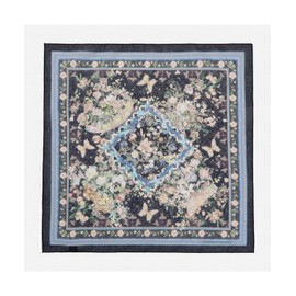 Thursday Island Floral Butterfly Border Bandana_T262MHC142W