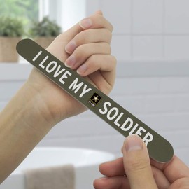 U.S. Army I Love My Soldier Double-Sided Nail File Emery Board Set 4 Pack