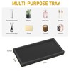 Silicone Bathroom Tray,Shatterproof Bathroom Vanity Tray,High-Grade Silicone Durable Rectangle Tray