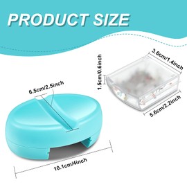 Magnetic Sewing Pin Cushion Pins Holder Cushion Sewing Pin Storage Case Quilting Supplies Pin Cushion with 100 Pieces Plastic Head Pins for Sewing Pins Paper Clips Sewing Accessories