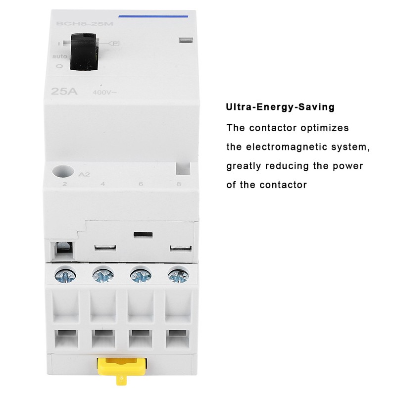 BCH8-25M Household AC Contactor 24V 25A 4P Modular Contactor With
