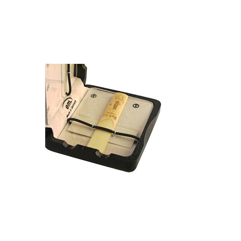 alto saxophone reed case for 6 reeds - brown /
