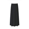 Baby'O Women's Stretch Cotton Knit Panel Maxi A-Line Skirt (XX-Large,