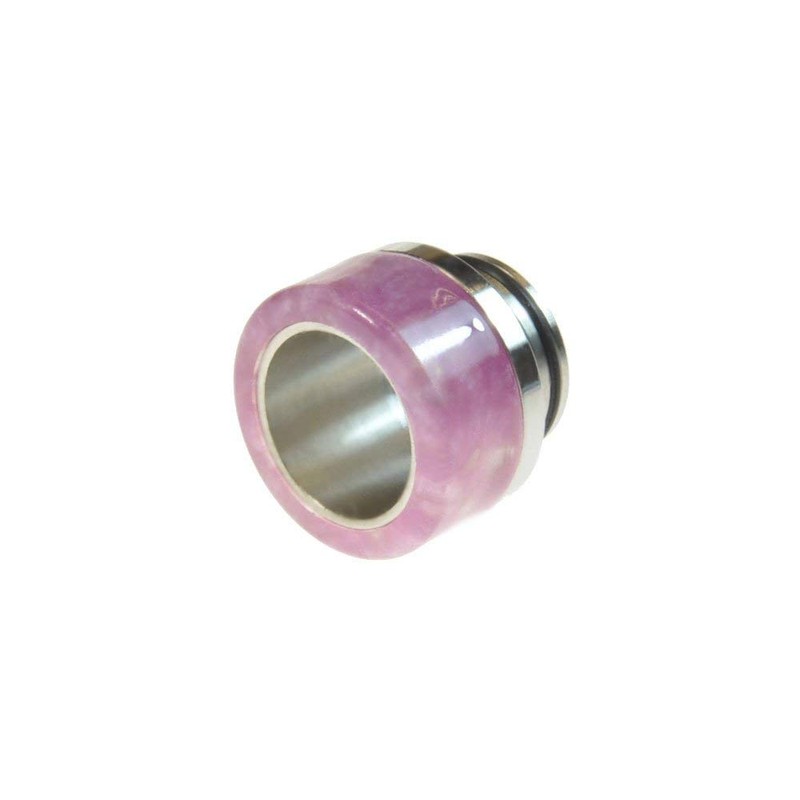 Armerah Abstract 810 Drip Tip eCig Mouthpiece Short/Wide Resin/Steel Single