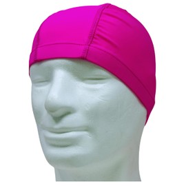 Professional Swimming Caps in Hypoallergenic Lycra – Latex Free – Unisex Swimming Cap (Licra Neon Fuchsia, Pack of 1)