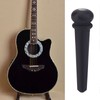6Pcs Ebony Bridge Pins With Abalone Shell for Acoustic Folk