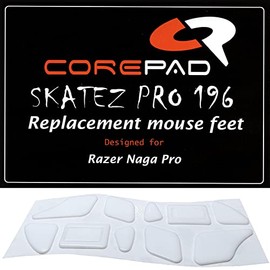 Corepad Skatez PRO 196 Replacement Mouse Feet for Razer Naga Pro