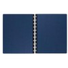 ITSYHPRO Letter Discbound Journal PU Leather Covers(1 Pair) Compatible with