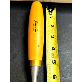 Marples NOS  ( 1 ) Marples (England) 3/4 inch - 19 mm Straight Gouge Style Wood Chisel