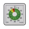 TimeTEX Silent Compact Timing Clock with Traffic Light Panel Visual