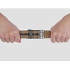 Acewin Men's Leather Belt, Automatic Work Belt, Adjustable, Width 35