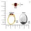 MAX + STONE Solid 10K Yellow Gold Ring for Women