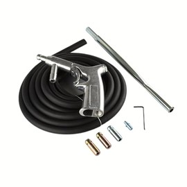 ATE Pro. Tools - Sand Blaster Kit, Sandblaster Siphon Feed Gun Nozzle, Sand Blasting Gun with 10 ft. Hose, Abrasive Blaster Nozzle Gun, Removes Paint, Stain, Rust, Grime