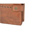 Bear Design Cow Lavato Cognac Women's Leather Purse 10 x