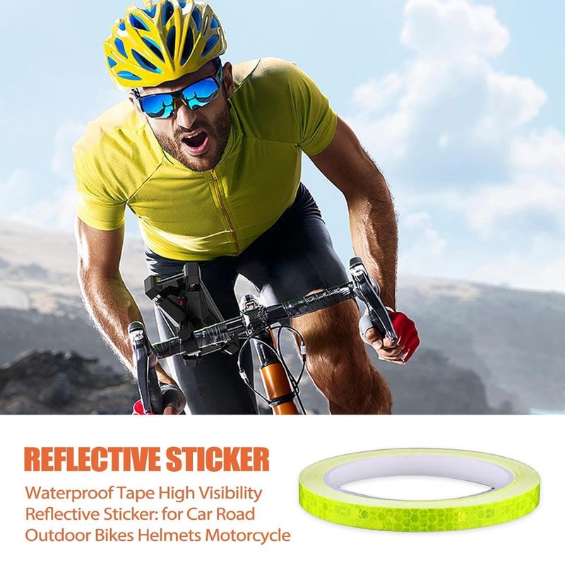 2 Pcs Reflective Tape, Safety Warning Conspicuity Tape, High Visibility