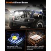 LEDMIRCY Round Off Road Lights, Ditch Lights With Toggle Switch