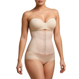Squeem Perfectly Curvy Waist Cincher - Firming Shapewear for Women - Tummy Control Waist Trainer & Shaper - Beige/Size: 3X-Large