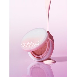 Até Vegan Relief Lighting Tone-Up Sun Cushion Rose Petal (Vitality) / 아떼 비건 릴리프 라이팅 톤업 선 쿠션로즈페탈(생기)