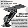 LOKTENWO Aluminum Alloy Fish Finder Mount, Marine Electronic Mount