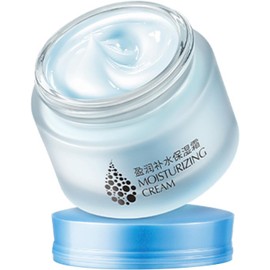 Crema facial hidratante de 50 g para el rostro y el cuerpo, crema hidratante para pieles secas con ácido hialurónico para uso doméstico y de viaje