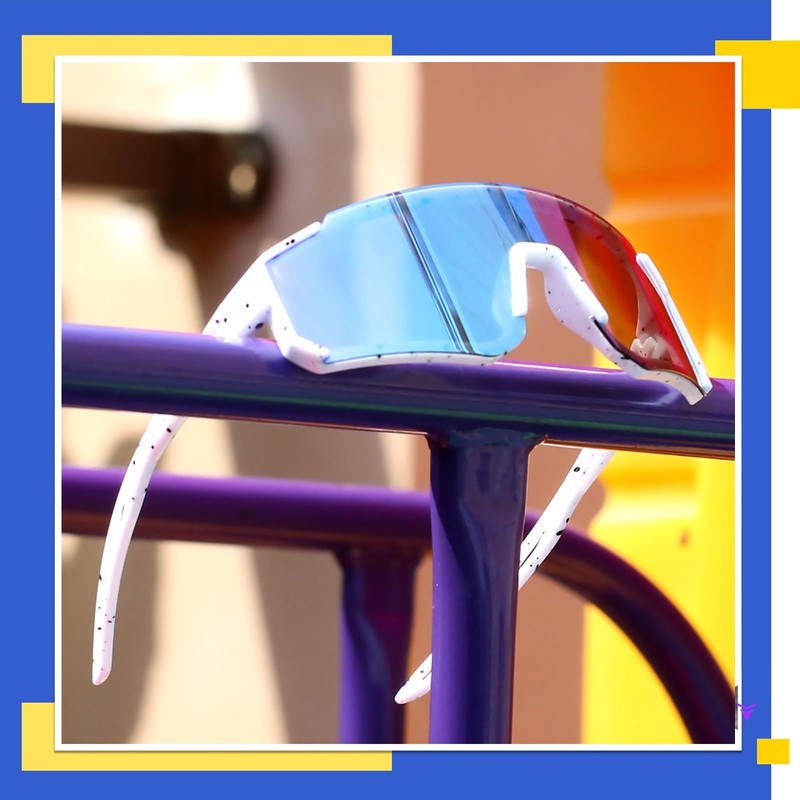 DioKiw 3PACK Kids Sunglasses Polarized Youth Baseball Sunglasses Boys Girls