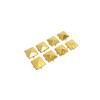 WedDecor 8mm Pyramid Studs Square Spike Punk Head for Leathercrafts,