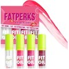 LUHI Gloss de Labios 4 Colores – Brillo Hidratante con