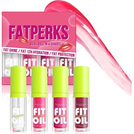 LUHI Gloss de Labios 4 Colores – Brillo Hidratante con Vitamina E