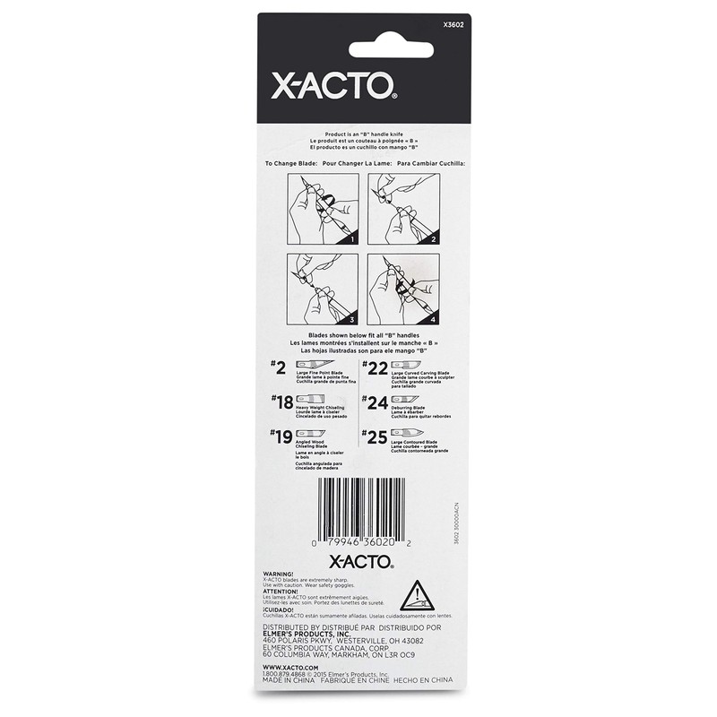 X-ACTO #2 Knife With Safety Cap, Sharp, Durable, Precision Knife,